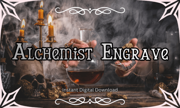 Alchemist Engrave Serif Font for Mystical Branding