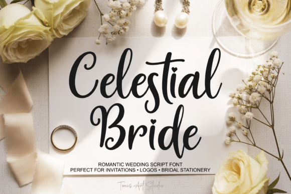 Celestial Bride: A Timeless Script Handwritten Font for Elegant Branding