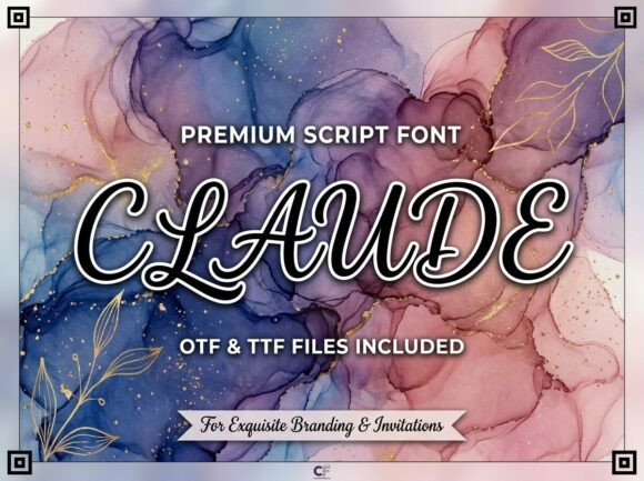 Claude Decorative Font for Handmade Creators