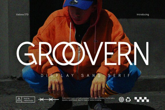 Groovern: A Modern Sans Serif Font for Polished Branding