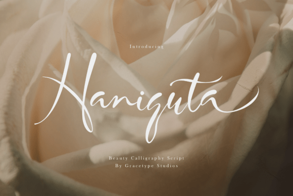 Haniquta: A Script Handwritten Font for Elegant Editorial Moments