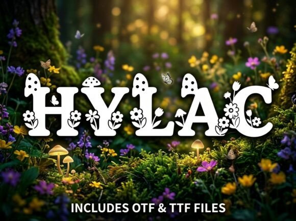 Hylac: A Decorative Display Font for Standout Web Headlines