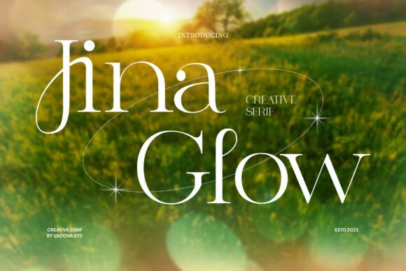 Jina Glow: A Display Serif Font That Commands Attention