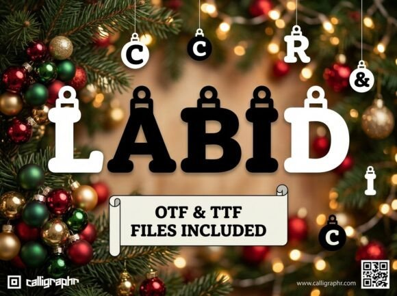Labid: A Decorative Font That Builds Brand Recognition