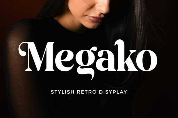 Megako: A Stylish Retro Serif Typeface for Elegant Editorial Design