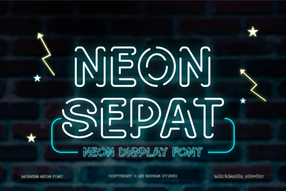 Neon Sepat Font for Editorial Impact and Brand Identity