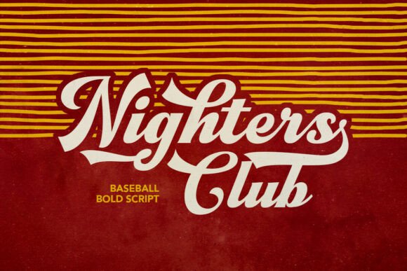 Nighters Club: A Script Handwritten Font for Editorial Impact