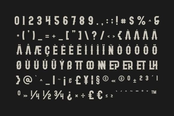 Qosta: A Vintage Retro Display Typeface for Editorial Design
