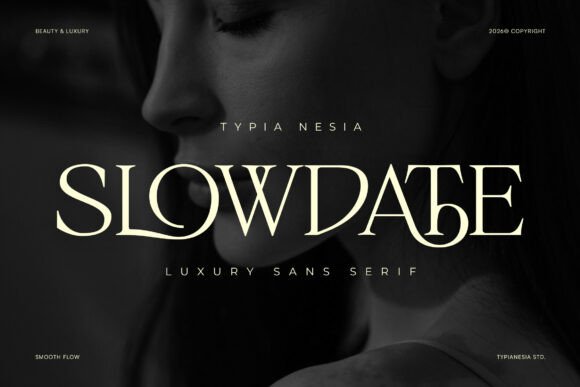 Slowdate: A Modern Luxury Serif Font for Editorial Elegance