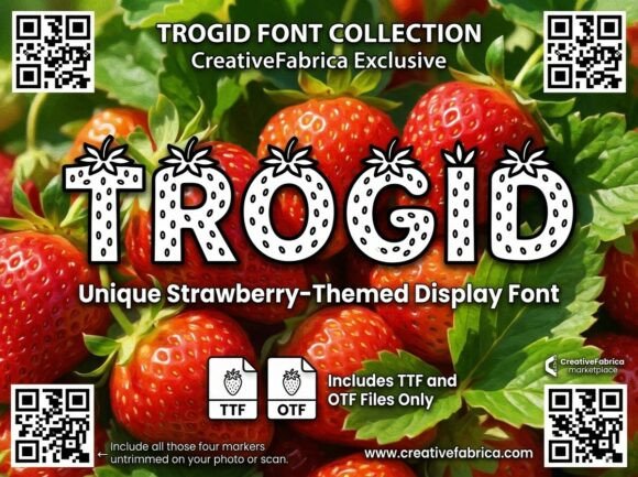 Trogid: A Fresh-and-Flavorful Display Typeface for Scroll-Stopping Campaigns